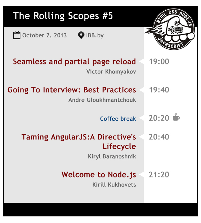 The Rolling Scopes #5